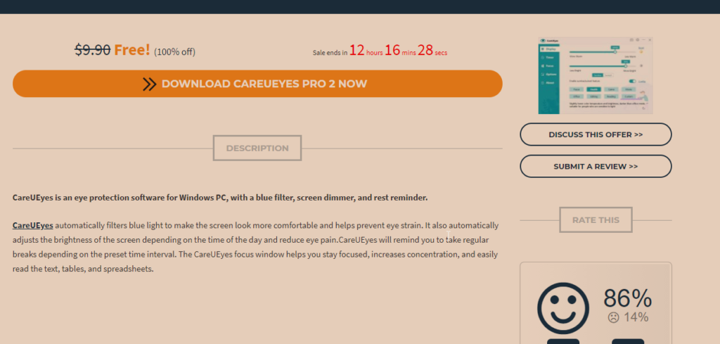 free CAREUEYES Pro 2.2.7 for iphone download